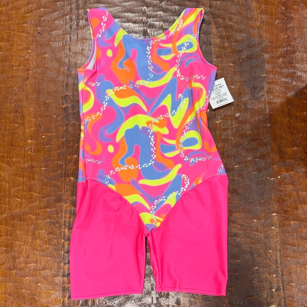 Barbie® Movie Pink & Yellow Skating Barbie Costume Kids L Women’s XS